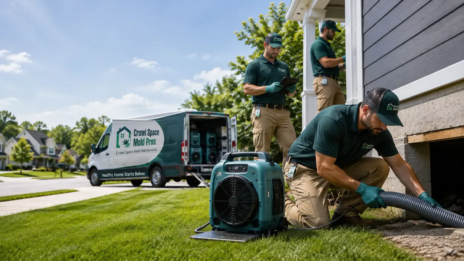 Crawl Space Mold Removal in Huntington, WV